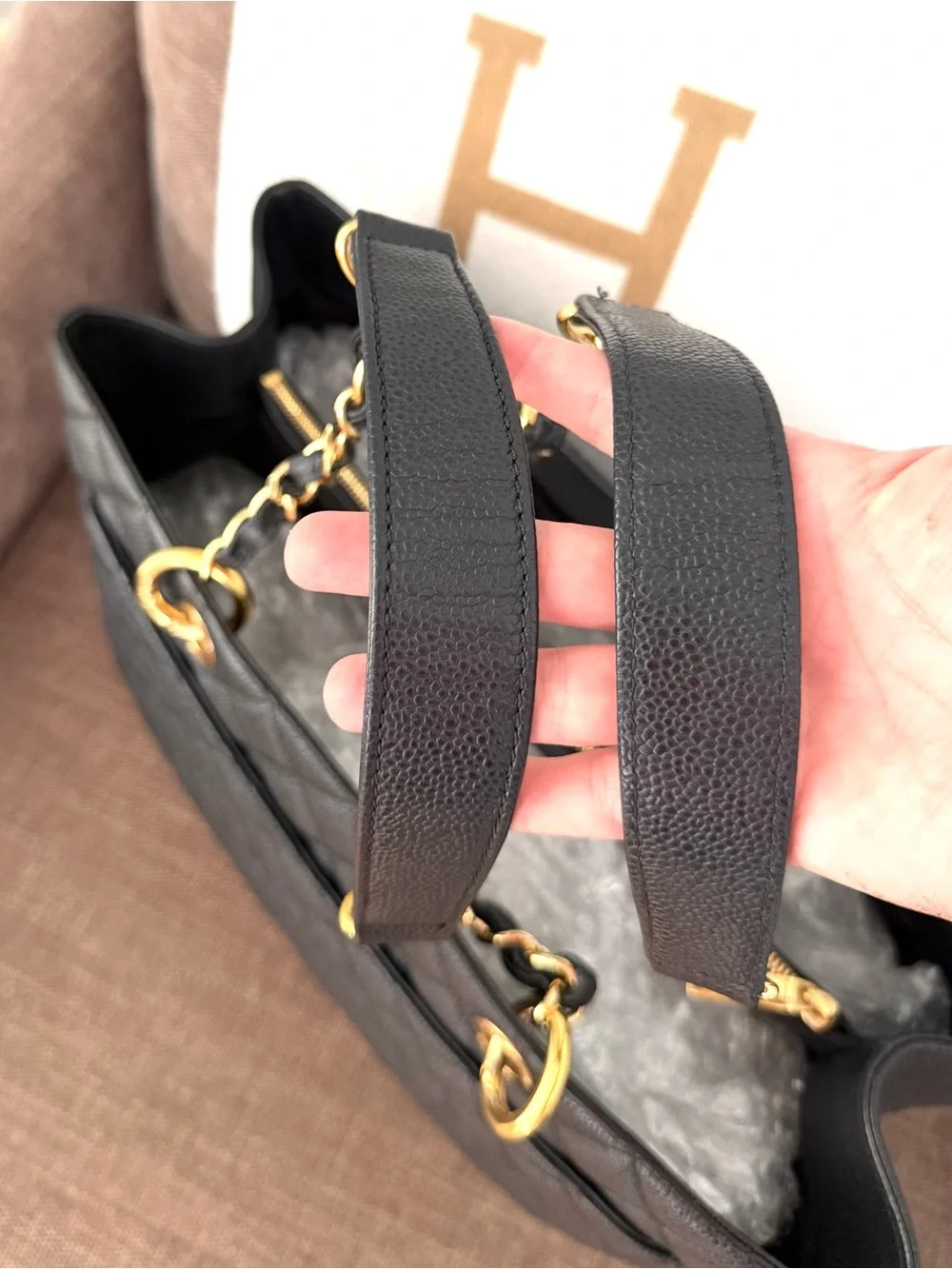 CHANEL authentic caviar